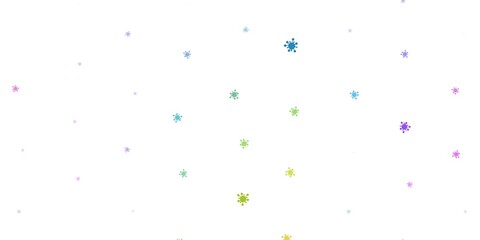 Light multicolor vector texture with disease symbols.