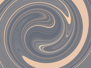 Rotating liquid coffee and chocolate cream background texture, abstract swirl