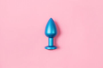 on a pink background sex product, toy for adults