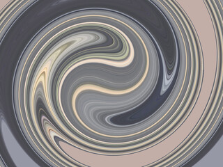 Rotating liquid coffee and chocolate cream background texture, abstract swirl
