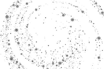 Silver glitter confetti.