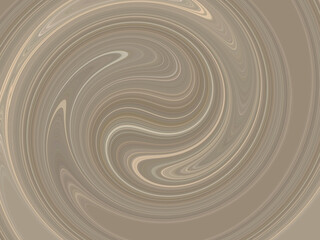 Rotating liquid coffee and chocolate cream background texture, abstract swirl