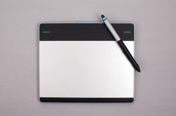 Tablet for drawing with pen.