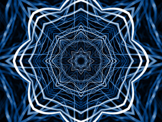Naklejka premium kaleidoscopic mandala background