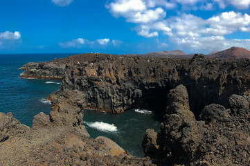 volcanic rock cliff