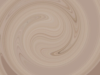 Rotating liquid coffee and chocolate cream background texture, abstract swirl