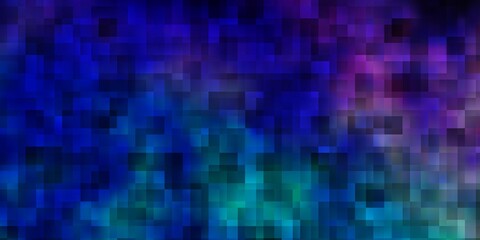 Dark Pink, Blue vector texture in rectangular style.