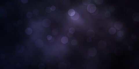 Dark Gray vector background with spots. Abstract decorative design in gradient style with bubbles. Pattern for websites.