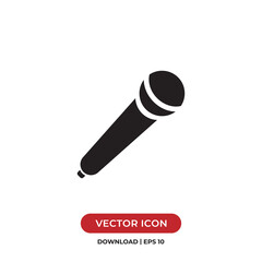 Microphone icon vector. Voice sign