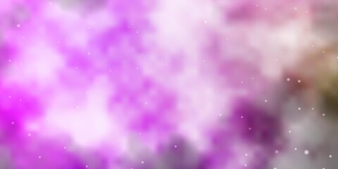 Light Pink, Green vector pattern with abstract stars. Decorative illustration with stars on abstract template. Pattern for websites, landing pages.