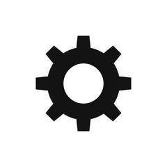Gear icon vector. Setting sign