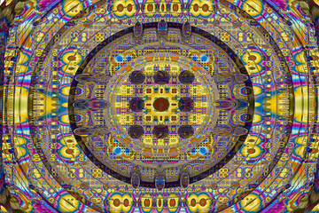 3D render. The embossed background texture, 3d illustration, volumetric drawing. Textures for the design. Three-dimensional texture. 3D Fractal shape.