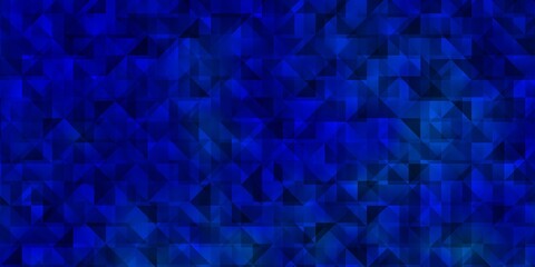 Fototapeta premium Light BLUE vector pattern with polygonal style.