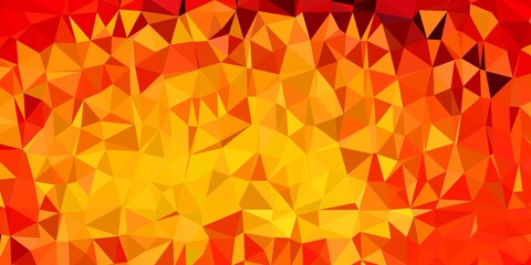 Dark red vector abstract triangle background.