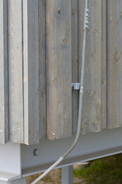 Violation of lightning protection installation rules. Errors of the electrician. Lightning protection training.