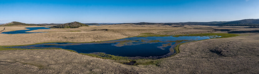 panorama of the lake
