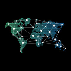 Internet network illustration. Icon vector.