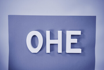 inscription on the wall of the house