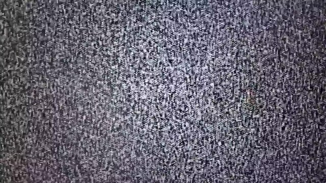 Black and white noise TV background. Video glitch. Retro technology theme.