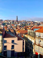 aerial view of the city of lisbon