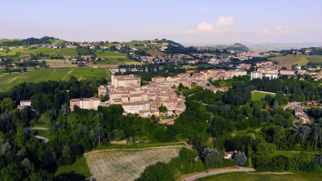 costigliole d'asti town, monferrato wine region, piedmont, Italy