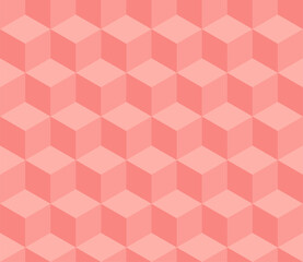 Geometric vector background. Cube shapes. Optical illusion