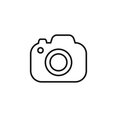 photo camera icon vector