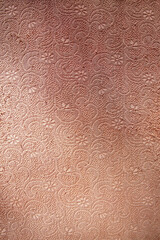 Upholstery with old worn pattern