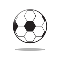Soccer ball icon vector