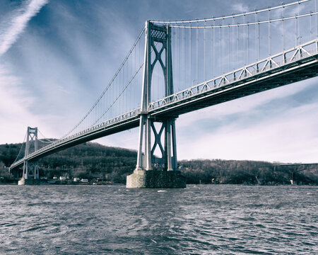 Winter morning at the Mid-Hudson Bridge