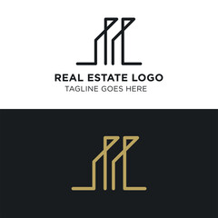 Simple and Modern Real Estate Logo Template for your Business