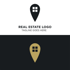 Simple and Modern Real Estate Logo Template for your Business