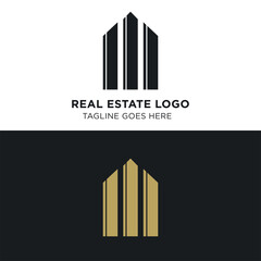 Simple and Modern Real Estate Logo Template for your Business