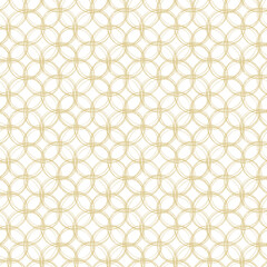 Scribble Circle background. Hand drawn Sketch Circles Seamless pattern. Grid Abstract Vector illustration
