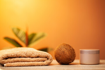 Coconut based cosmetics for facial skin care