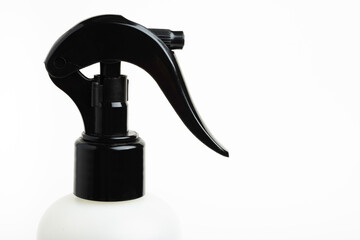 Black & White Liquid Spray Plastic Dispenser Bottle