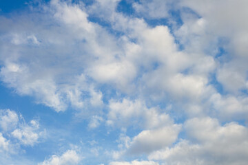 Blue beautiful abstract sky background