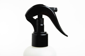 Black & White Liquid Spray Plastic Dispenser Bottle