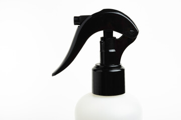 Black & White Liquid Spray Plastic Dispenser Bottle