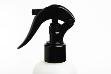 Black & White Liquid Spray Plastic Dispenser Bottle