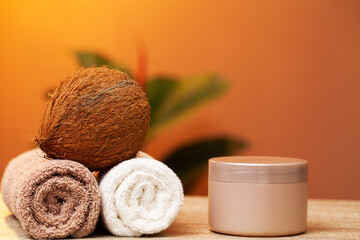 Coconut based cosmetics for facial skin care