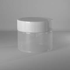 Frasco de plastico vacio _ Comestic empty bottle_001