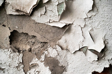 old cracked wall