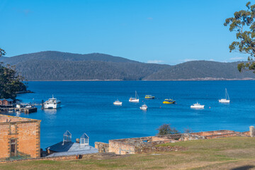 Stewart bay at Port Arthur in Tasmania, Australia