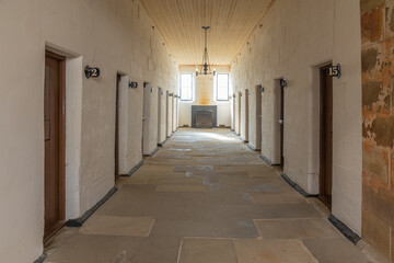 Interior of the asylum and separate prison at Port Arthur Historic site in Tasmania, Australia