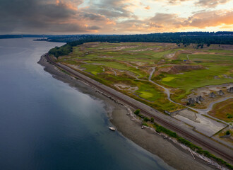 Chambers Bay Aerial