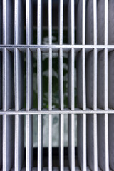 Metal pattern. Steel bars background