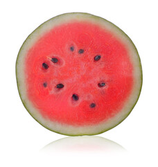 Watermelon isolated on white background.