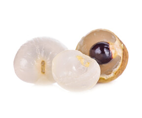 longan. fresh longan on the background