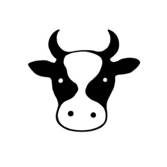 牛　手描き　イラスト